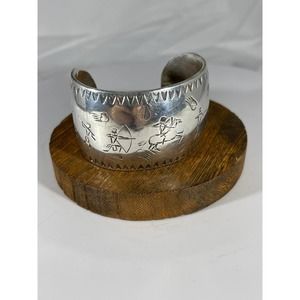 Sterling silver Navajo bracelet